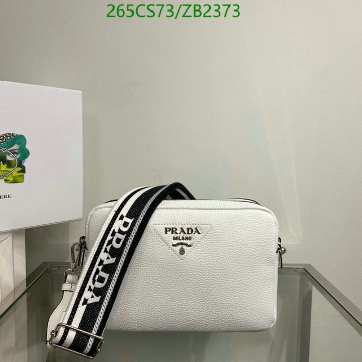 Prada Bag-(Mirror)-Diagonal-,Code: ZB2373,$: 265USD