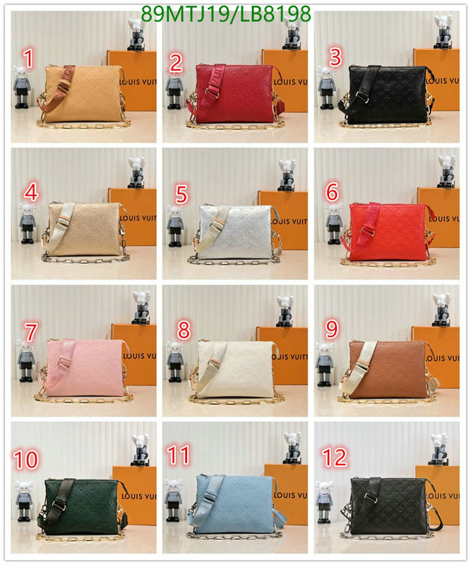 LV Bags-(4A)-Pochette MTis Bag-Twist-,Code: LB8198,$: 89USD