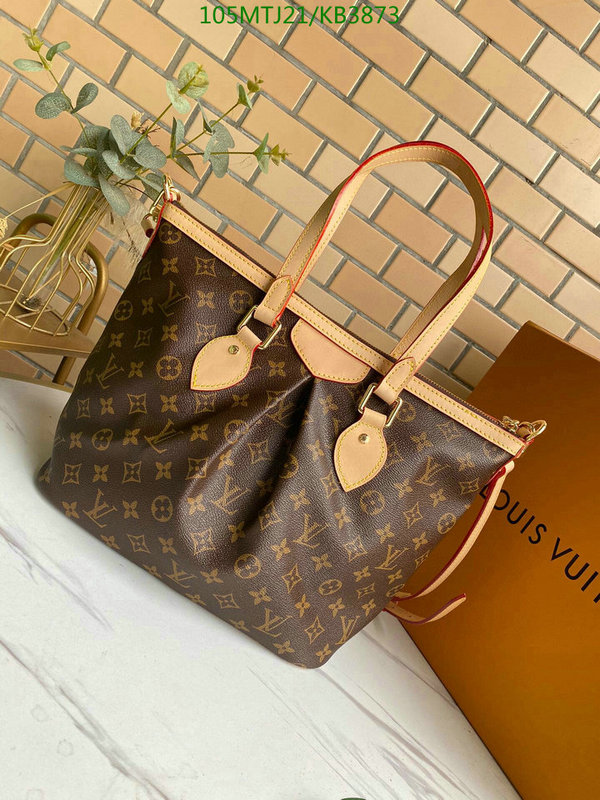 LV Bags-(4A)-Handbag Collection-,Code: KB3873,$: 105USD