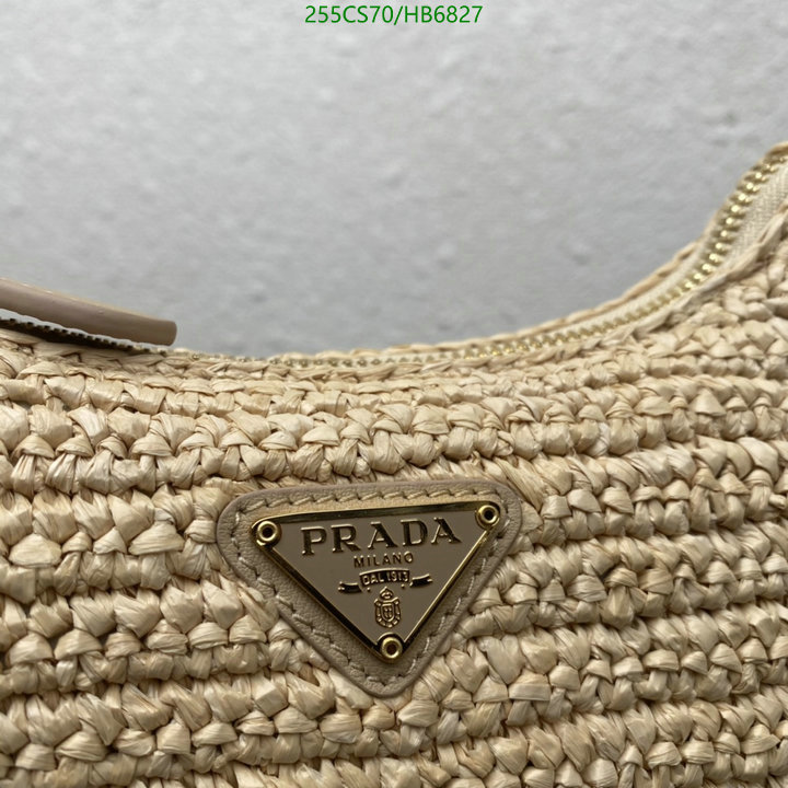 Prada Bag-(Mirror)-Re-Edition 2005,Code: HB6827,$: 255USD