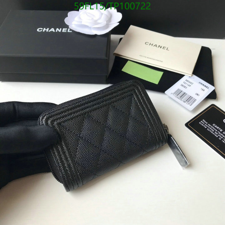Chanel Bags ( 4A )-Wallet-,Code: TP100722,$: 59USD