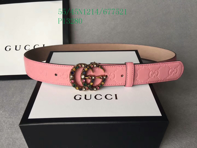 Belts-Gucci, Code： GGP010414,$: 55USD