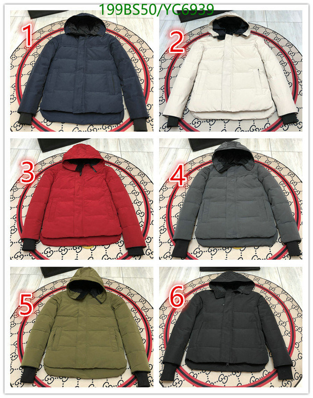Down jacket Men-Canada Goose, Code: YC6939,$: 199USD