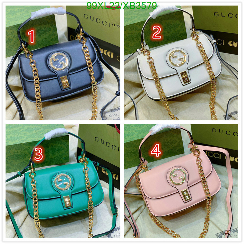 Gucci Bag-(4A)-Diagonal-,Code: XB3579,$: 99USD