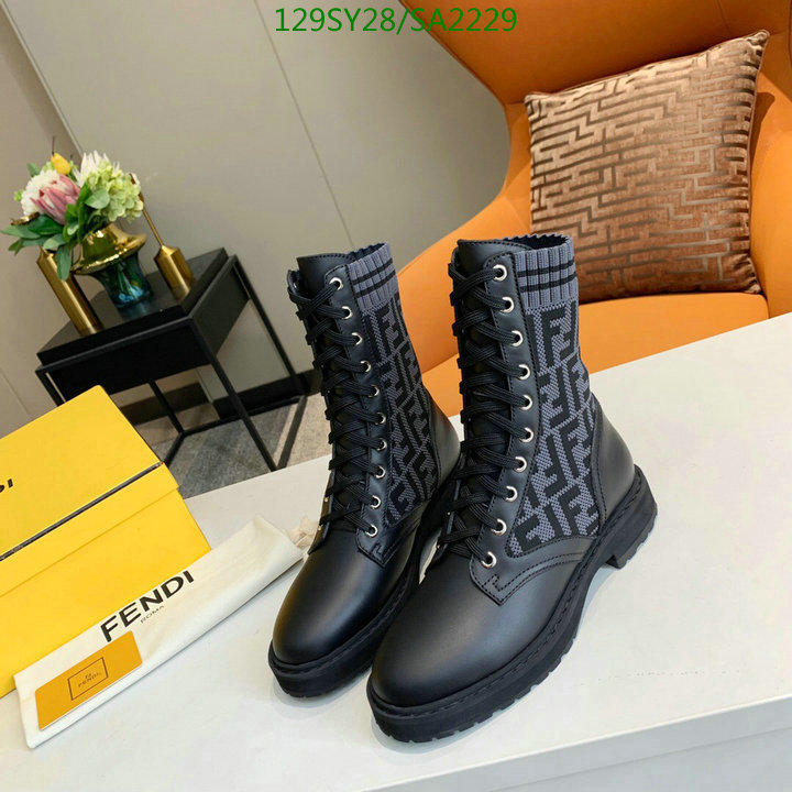 Women Shoes-Fendi, Code: SA2229,$: 129USD