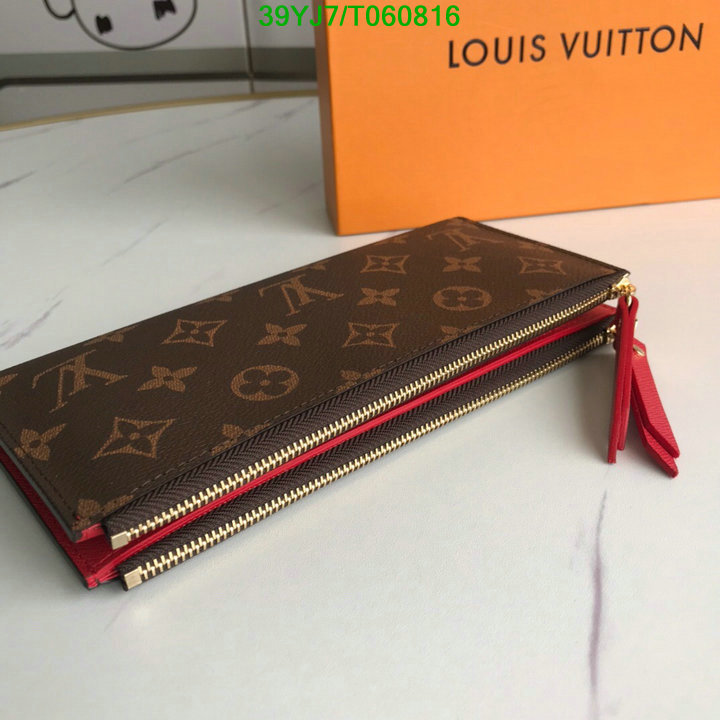 LV Bags-(4A)-Wallet-,Code: T060816,$: 39USD