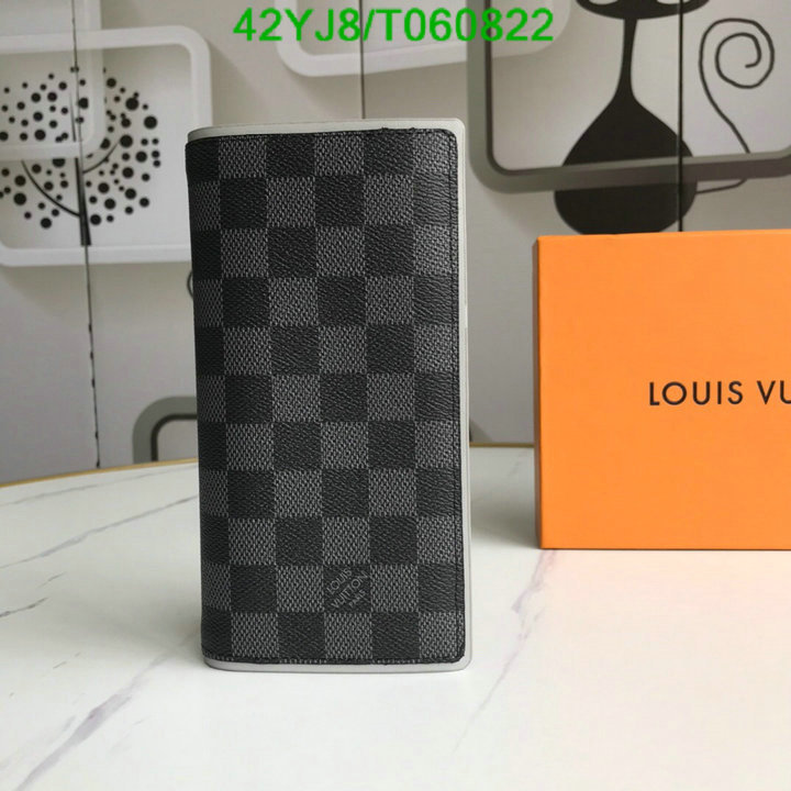 LV Bags-(4A)-Wallet-,Code: T060822,$: 42USD