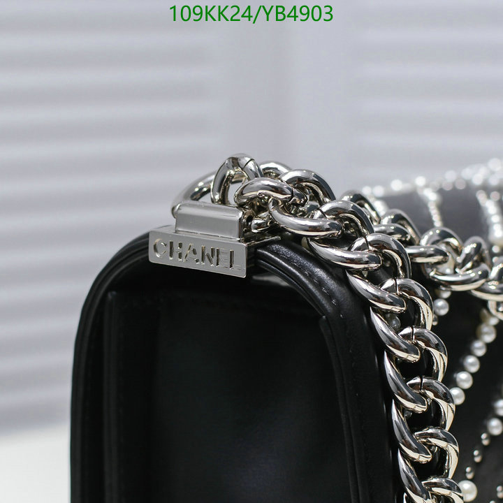 Chanel Bags ( 4A )-Le Boy,Code: YB4903,$: 109USD