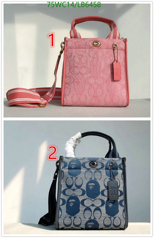 Coach Bag-(4A)-Diagonal-,Code: LB6458,$: 75USD