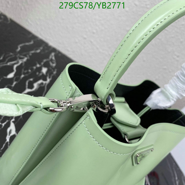 Prada Bag-(Mirror)-Diagonal-,Code: YB2771,$: 279USD