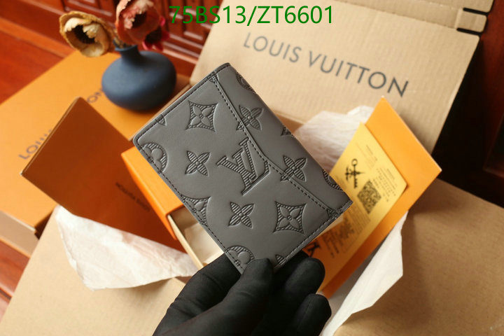 LV Bags-(Mirror)-Wallet-,Code: ZT6601,$: 75USD