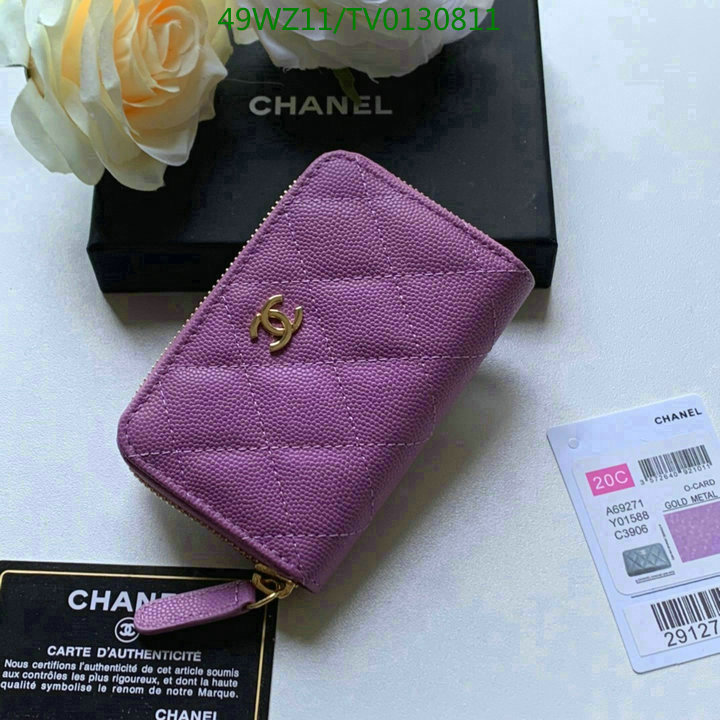 Chanel Bags ( 4A )-Wallet-,Code: TV0130811,$: 49USD