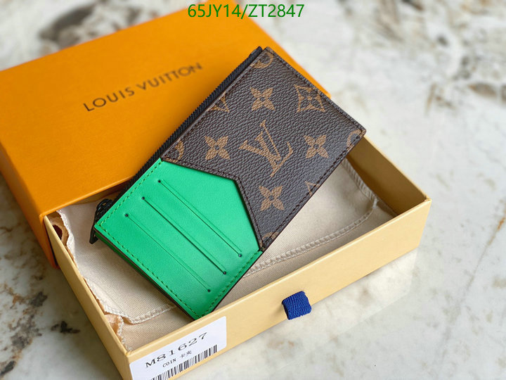 LV Bags-(Mirror)-Wallet-,Code: ZT2847,$: 65USD