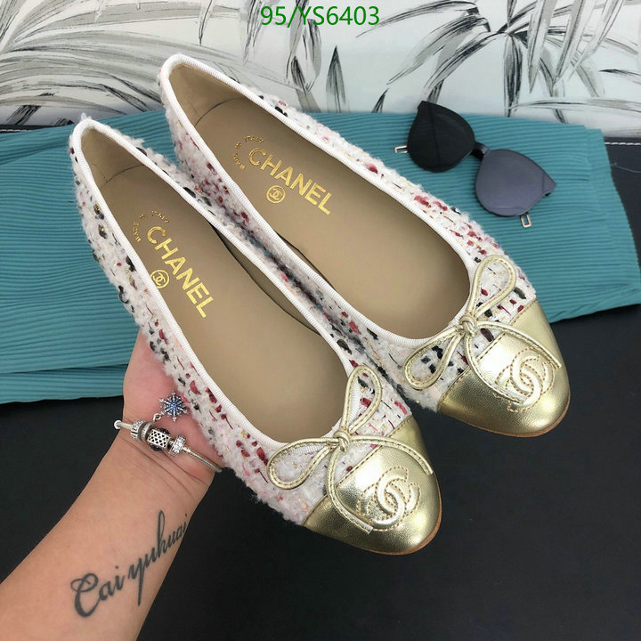 Chanel-Ballet Shoes,Code: YS6403,$: 95USD