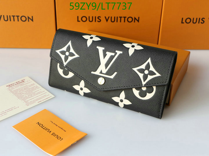 LV Bags-(4A)-Wallet-,Code: LT7737,$: 59USD