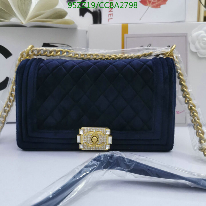 Chanel Bags ( 4A )-Le Boy,Code: CCBA2798,$: 95USD