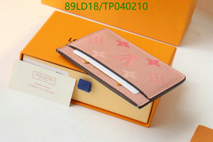 LV Bags-(Mirror)-Wallet-,Code: TP040210,