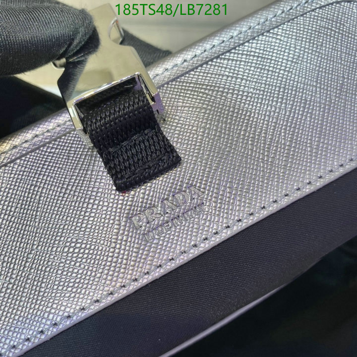 Prada Bag-(Mirror)-Diagonal-,Code: LB7281,$: 185USD