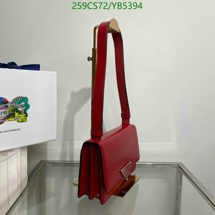 Prada Bag-(Mirror)-Diagonal-,Code: YB5394,$: 259USD