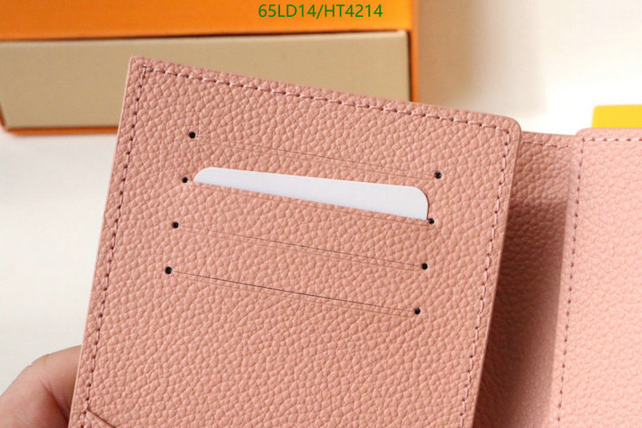 LV Bags-(Mirror)-Wallet-,Code: HT4214,$: 65USD