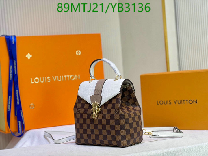 LV Bags-(4A)-Backpack-,Code: YB3136,$: 89USD