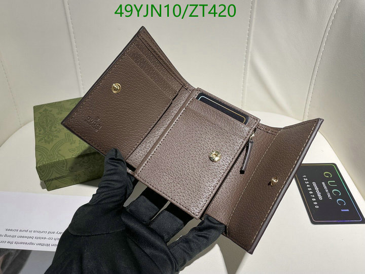 Gucci Bag-(4A)-Wallet-,Code: ZT420,$: 49USD