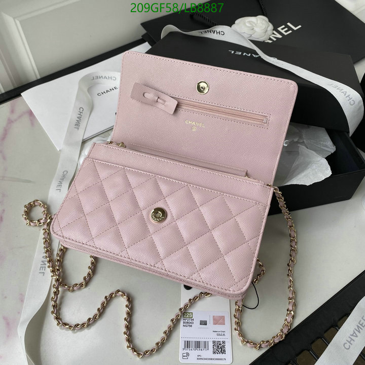 Chanel Bags -(Mirror)-Diagonal-,Code: LB8887,$: 209USD