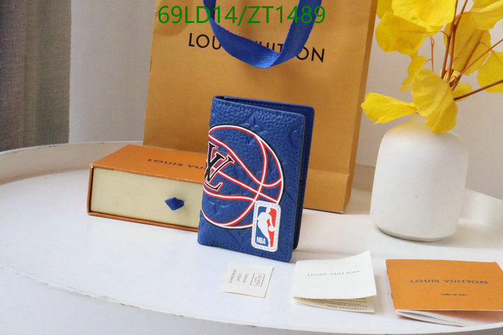 LV Bags-(Mirror)-Wallet-,Code: ZT1489,$: 69USD