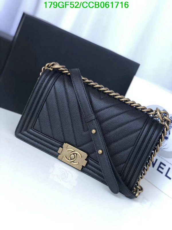 Chanel Bags -(Mirror)-Le Boy,Code: CCB061716,$: 179USD