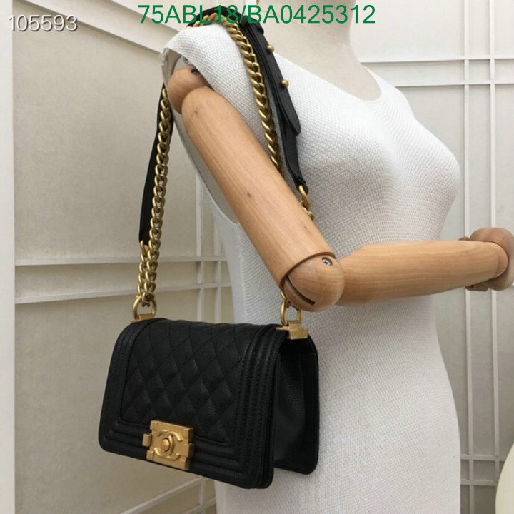 Chanel Bags ( 4A )-Le Boy,Code: BA04252312,$: 75USD