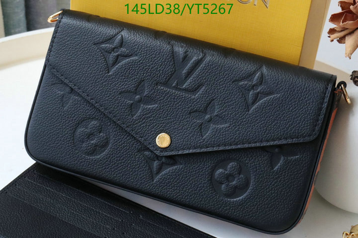 LV Bags-(Mirror)-Wallet-,Code: YT5267,$: 145USD