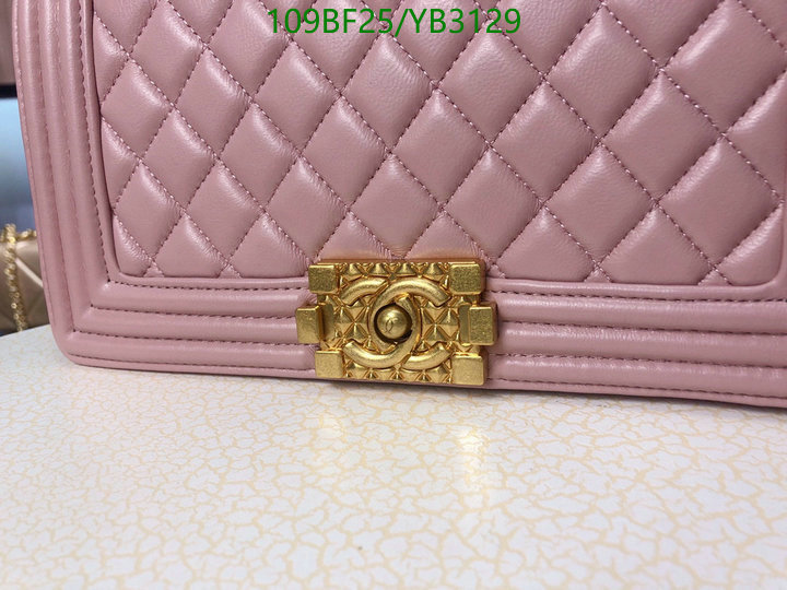 Chanel Bags ( 4A )-Le Boy,Code: YB3129,$: 109USD