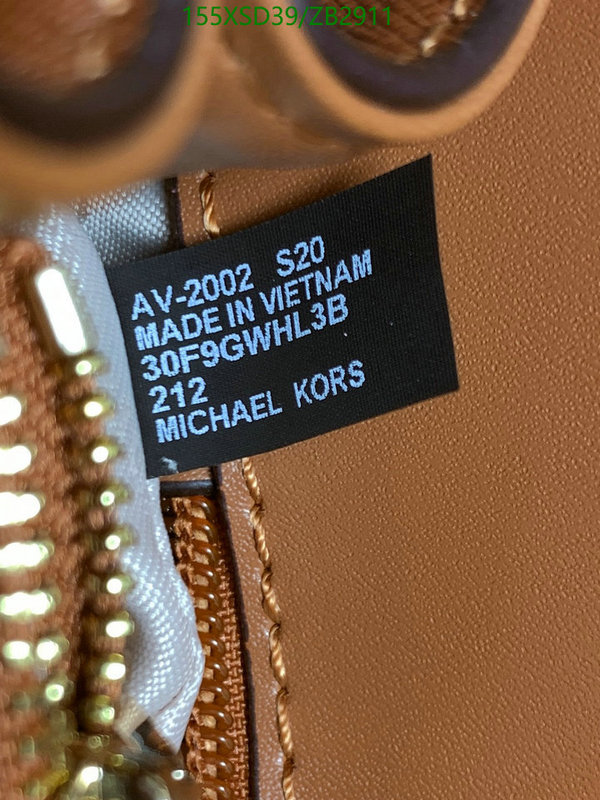 Michael Kors Bag-(Mirror)-Diagonal-,Code: ZB2911,$: 155USD