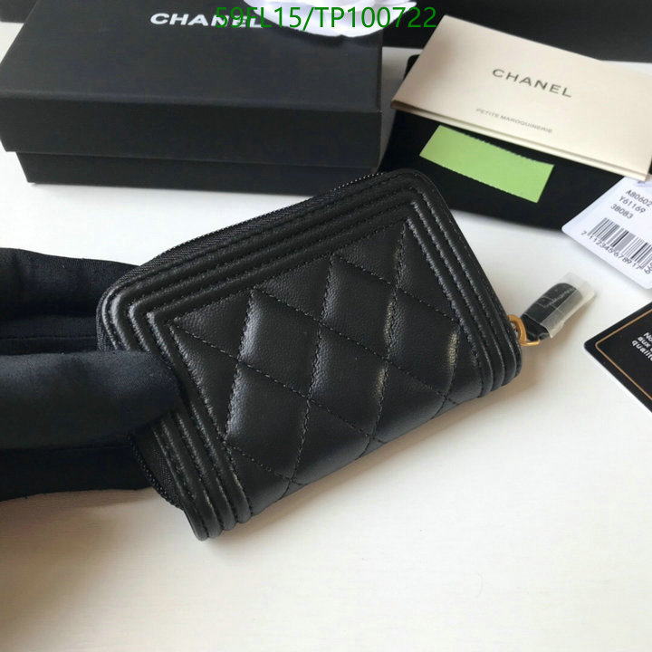 Chanel Bags ( 4A )-Wallet-,Code: TP100722,$: 59USD