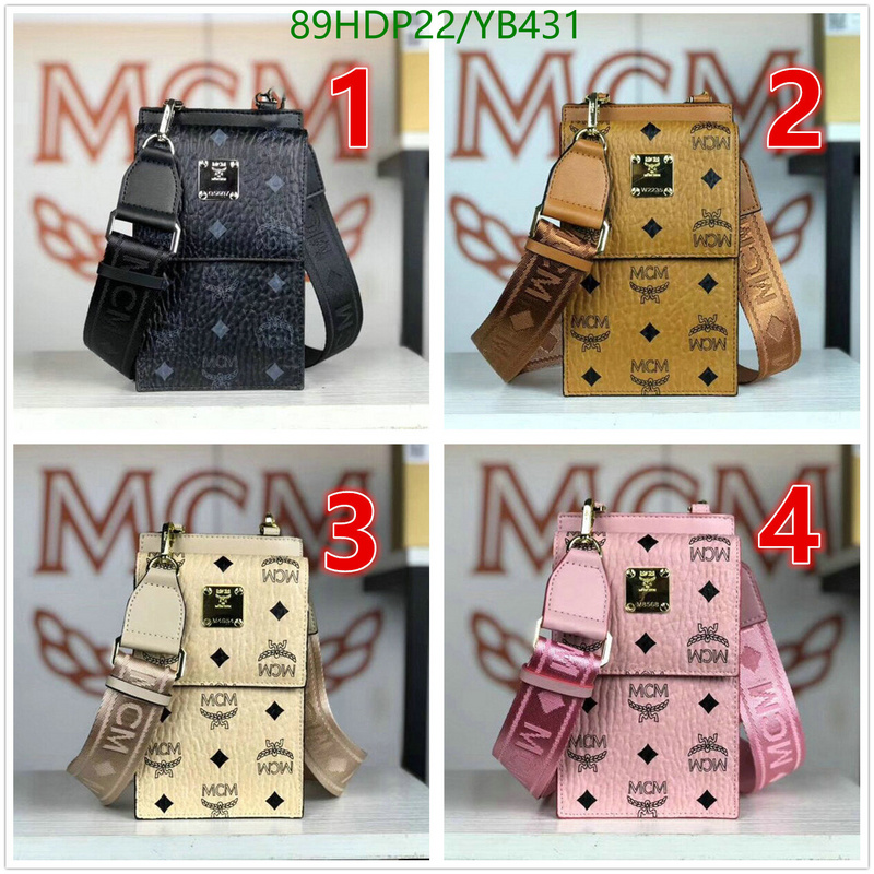 MCM Bag-(Mirror)-Diagonal-,Code: YB431,$: 89USD