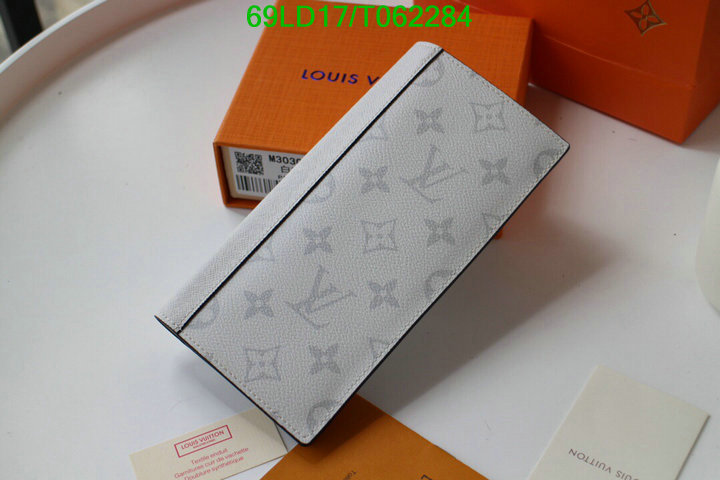 LV Bags-(Mirror)-Wallet-,Code: T062284,$: 69USD