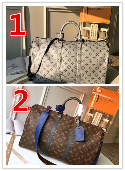 LV Bags-(Mirror)-Keepall BandouliRe 45-50-,Code: LB052903,