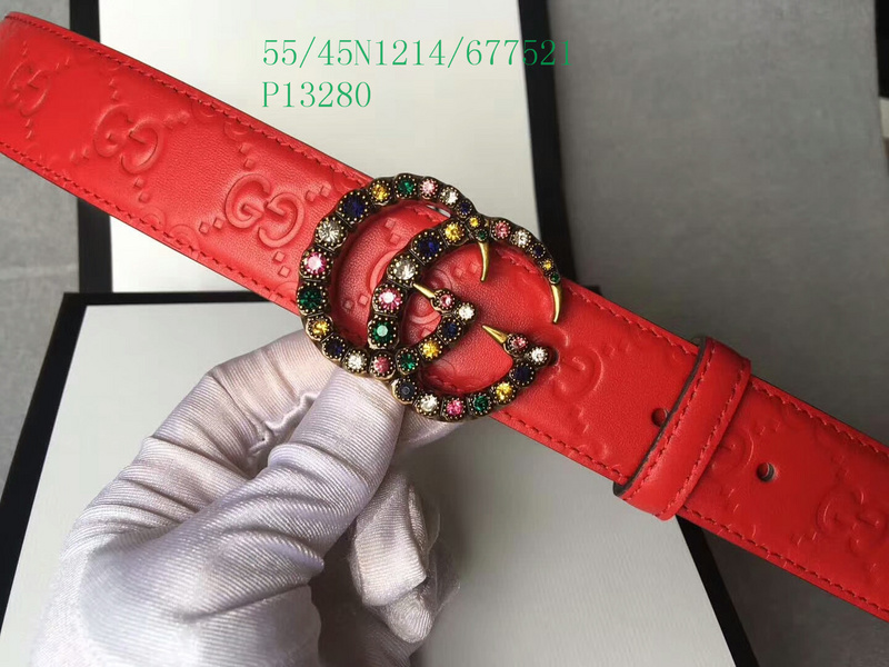 Belts-Gucci, Code： GGP010414,$: 55USD