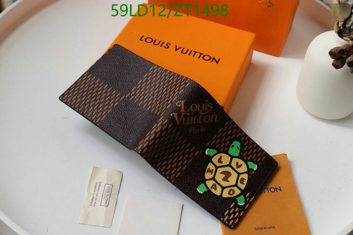 LV Bags-(Mirror)-Wallet-,Code: ZT1498,$: 59USD