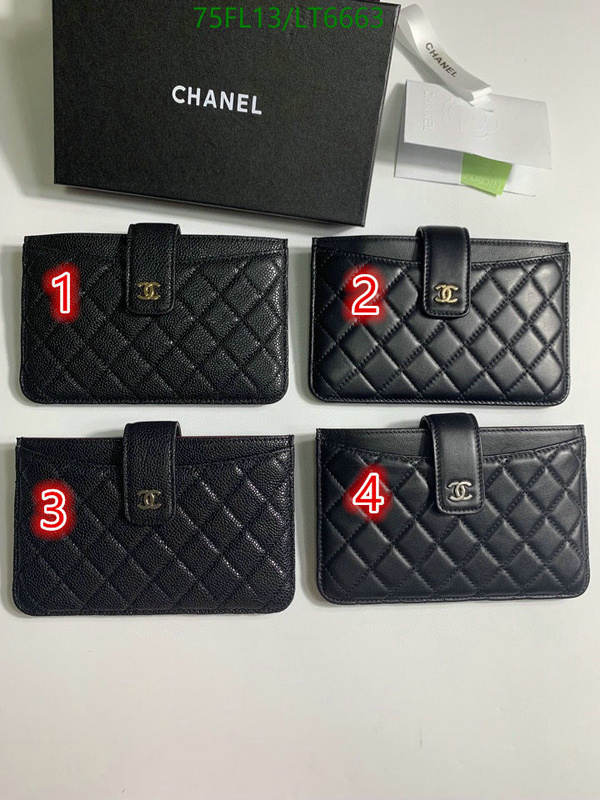 Chanel Bags ( 4A )-Wallet-,Code: LT6663,$: 75USD