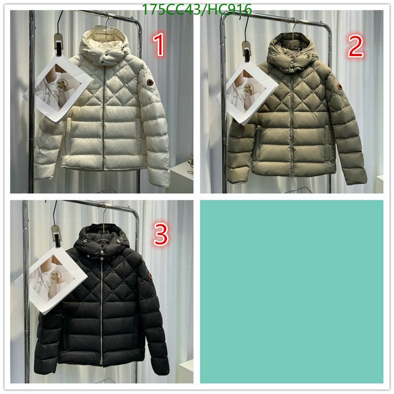 Down jacket Men-Moncler, Code: HC916,$: 175USD