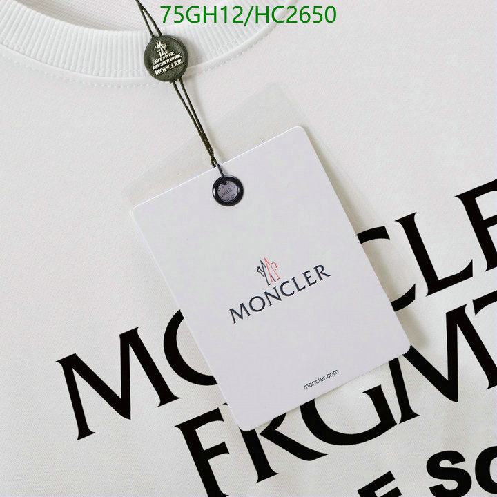Clothing-Moncler, Code: HC2650,$: 75USD
