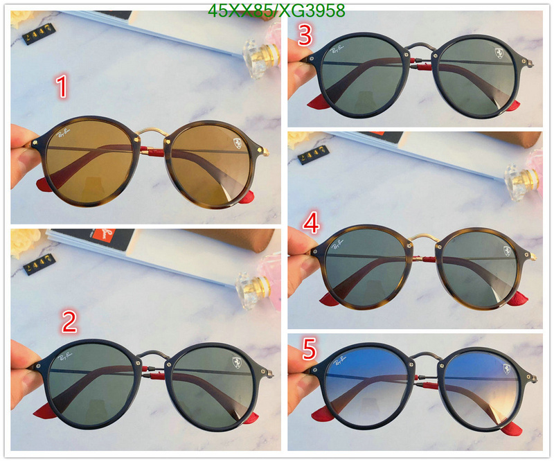 Glasses-Ray-Ban, Code: XG3958,$: 45USD
