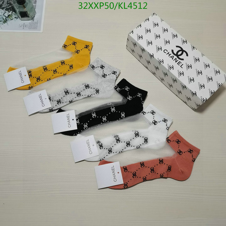 Sock-Chanel,Code: KL4512,$: 32USD