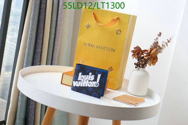LV Bags-(Mirror)-Wallet-,Code: LT1300,$: 55USD