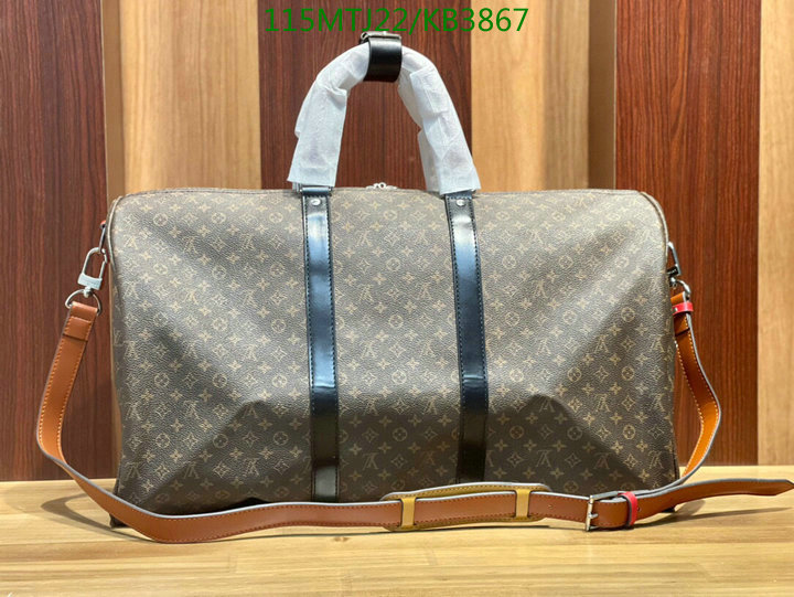 LV Bags-(4A)-Keepall BandouliRe 45-50-,Code: KB3867,$: 115USD