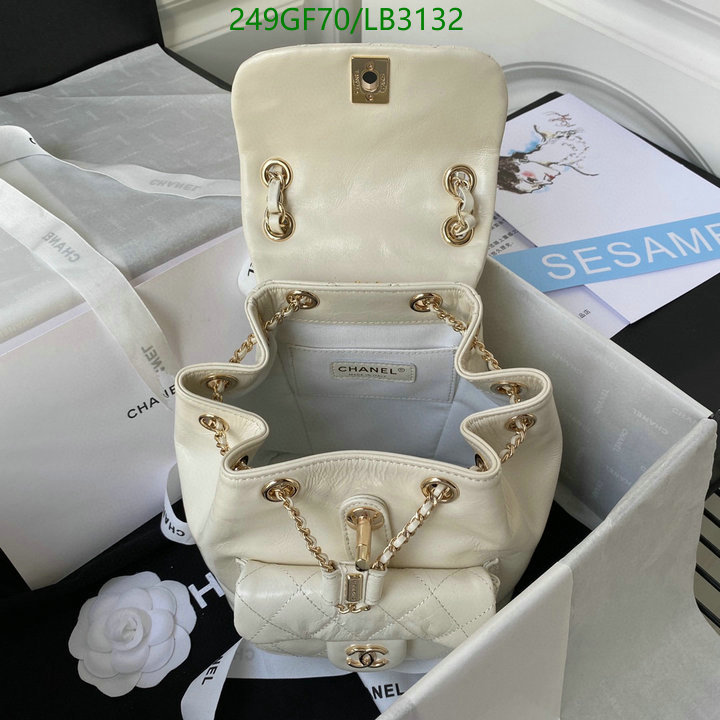 Chanel Bags -(Mirror)-Backpack-,Code: LB3132,$: 249USD