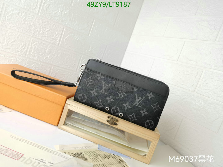 LV Bags-(4A)-Wallet-,Code: LT9187,$: 49USD