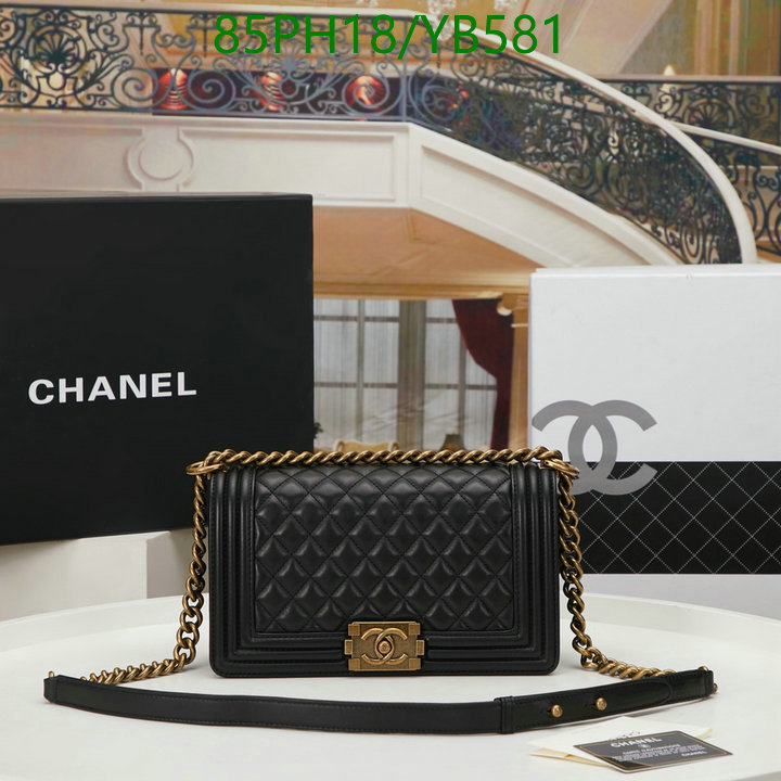 Chanel Bags ( 4A )-Le Boy,Code: YB581,$: 85USD