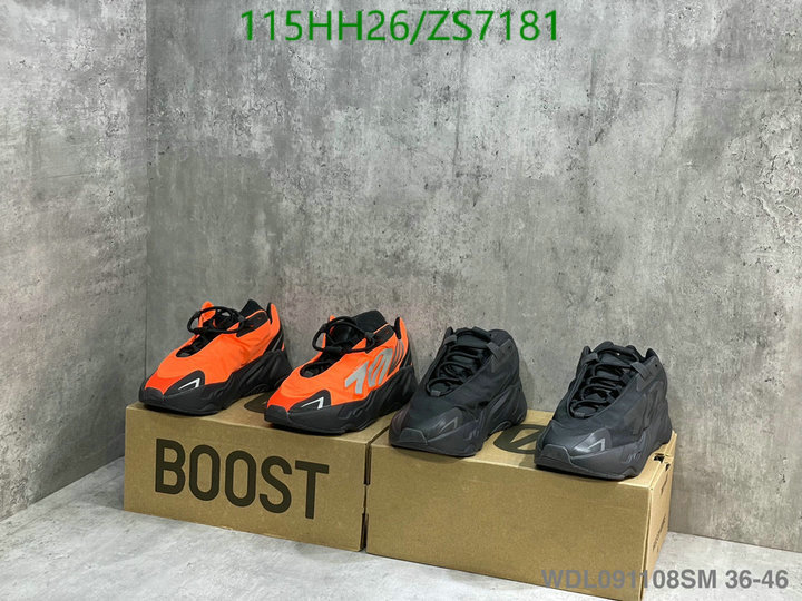 Men shoes-Adidas Yeezy Boost, Code: ZS7181,$: 115USD